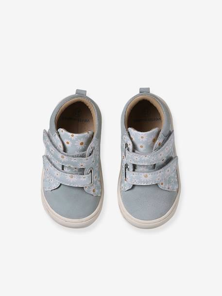 Chaussures premiers pas bébé scratch beige imprimé+bleu imprimé+bronze+jaune d'or+lot rose+mauve+or+rose+rose imprimé+rose poudré+turquoise+vert imprimé+vieux rose 68 - vertbaudet enfant 