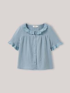 -Chemise fille en gaze - coton biologique