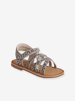 Sandales scratchées cuir enfant collection maternelle  - vertbaudet enfant
