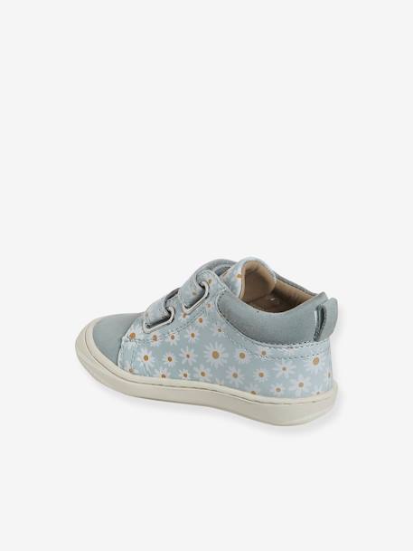 Chaussures premiers pas bébé scratch beige imprimé+bleu imprimé+bronze+jaune d'or+lot rose+mauve+or+rose+rose imprimé+rose poudré+turquoise+vert imprimé+vieux rose 67 - vertbaudet enfant 
