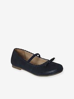 Chaussures-Chaussures fille 23-38-Ballerines cuir pailleté fille collection maternelle