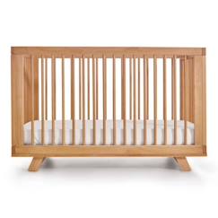 -Lit bébé évolutif - AKITEN RETAIL - Kyoto - Bois massif - 70x140 cm - 3 hauteurs de matelas