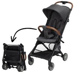 -BEBECONFORT Poussette cabine Zephir, 1ère âge, ultra compacte, pliage facile, naissance à 4 ans, jusqu'à 22 kg Mineral Graphite