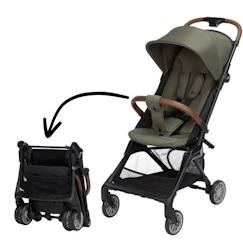 -BEBECONFORT ZEPHIR Poussette cabine, 1ère âge, ultra compacte, pliage facile,naissance à 4 ans, jusqu'à 22 kg MINERAL GREEN