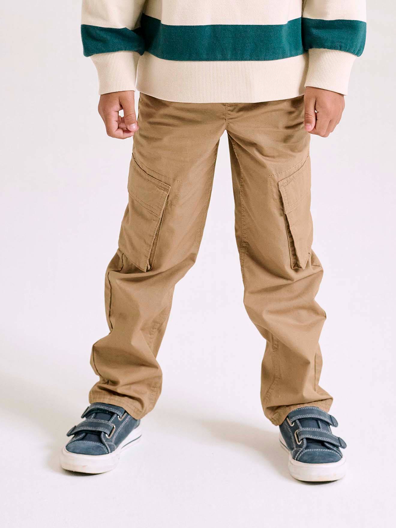 Pantalon droit cargo droit morphologique tour de hanches mdium sable 11 €