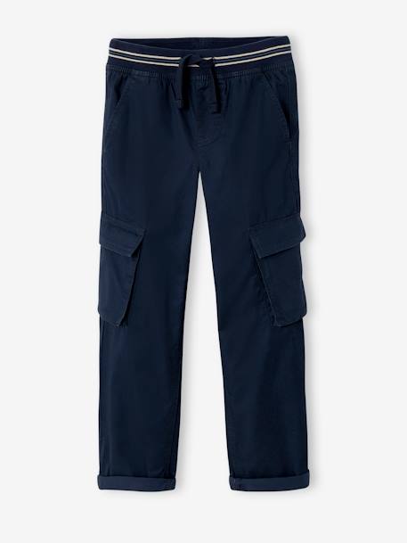 Garçon-Pantalon  garçon cargo droit morphologique tour de hanches fin