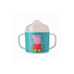 -Tasse - PETIT JOUR - Peppa Pig - 2 anses anti-dérapantes - 160 ml - Bleu