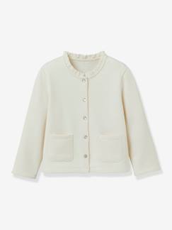 Gilet fille en molleton - coton bio -  - vertbaudet enfant