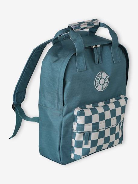 Sac à dos garçon damier  - vertbaudet enfant