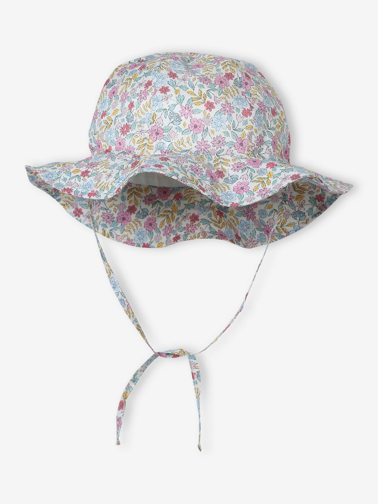Bob esprit capeline imprimé fleuri bébé fille imprimé