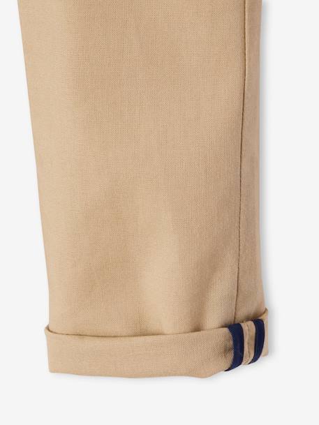 Pantalon garçon cérémonie chino en coton/lin beige+beige clair+bleu+marine foncé+vert sauge 7 - vertbaudet enfant 
