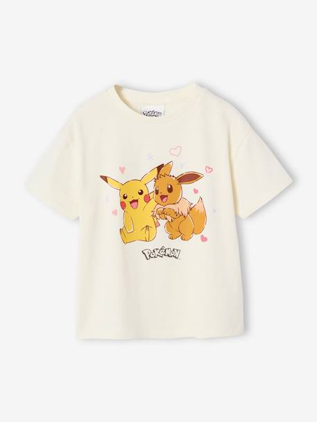 Fille-T-Shirt Pokémon® Pikachu et Evoli fille