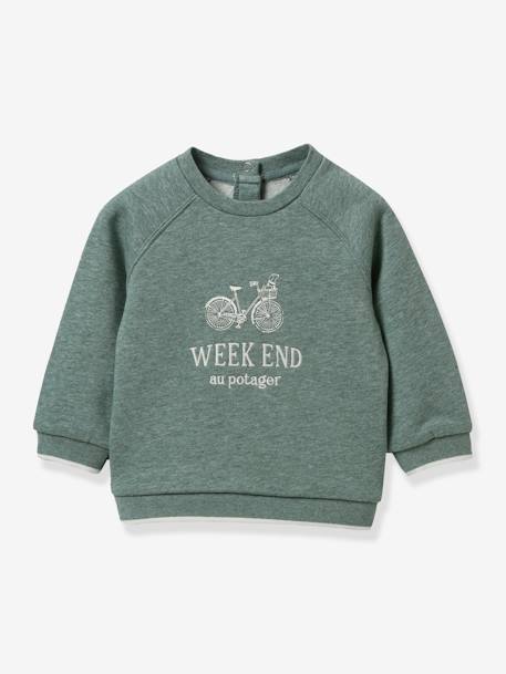 Bébé-Sweat brodé bébé - coton bio -