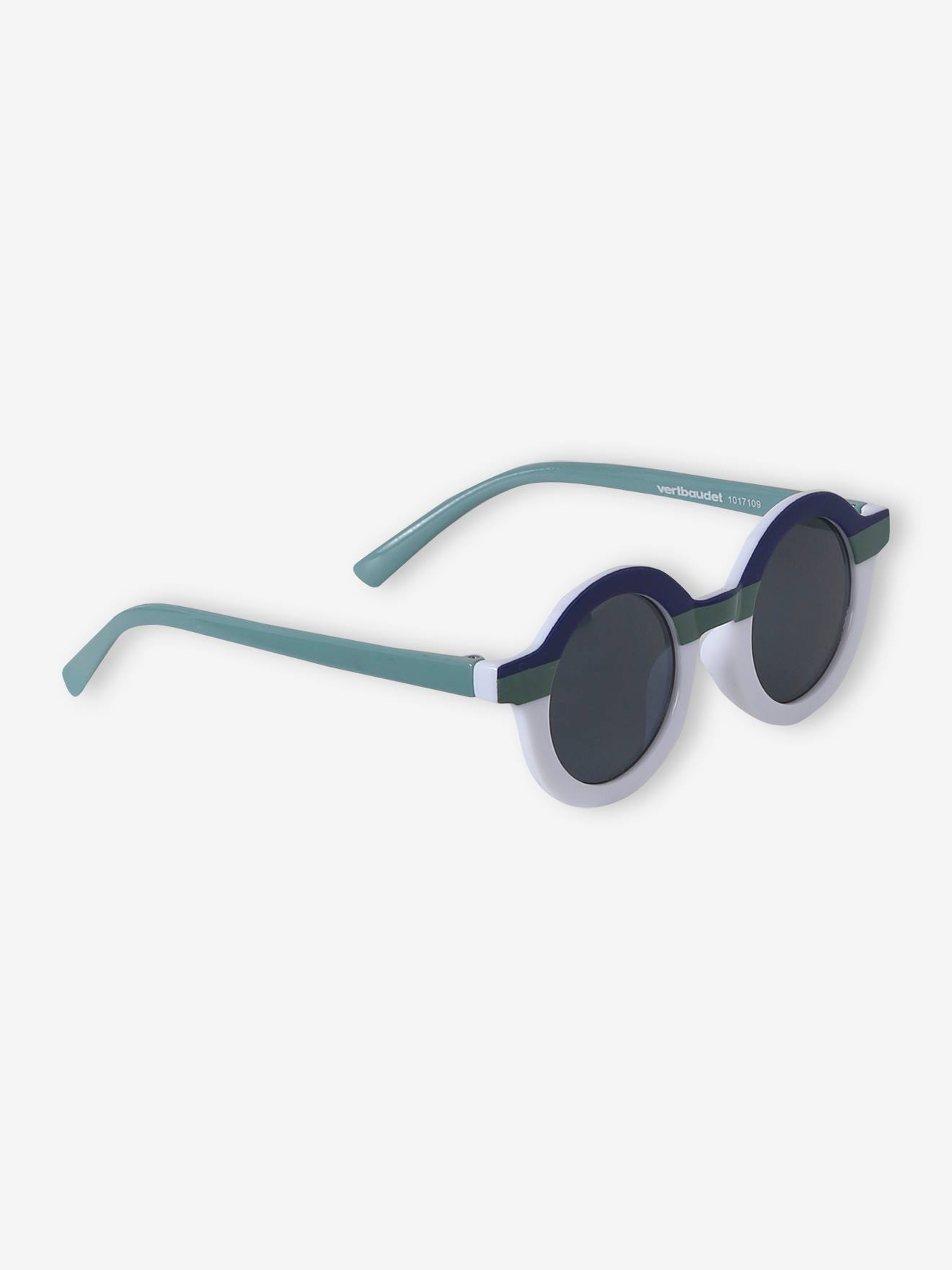 Lunettes de soleil rondes enfant gris