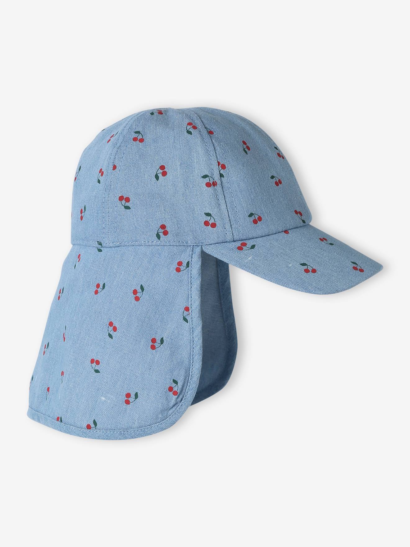 Casquette saharienne protège-cou bébé double stone