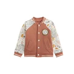 -Veste teddy enfant - Goya - Camel - 100% coton - Patch brodé - Poches pratiques