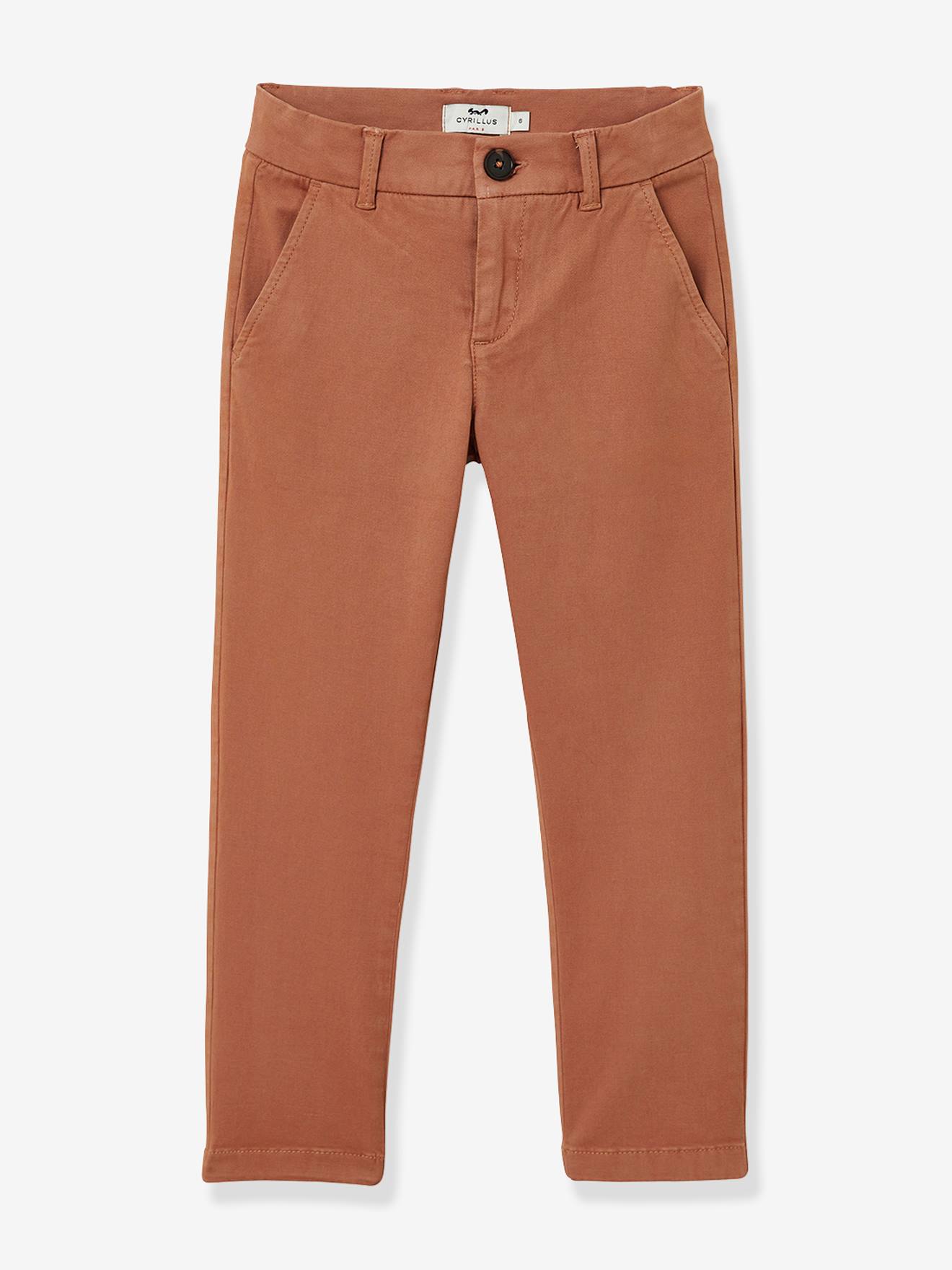 Chino Light Garçon Cyrillus Terracotta