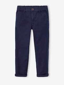 Pantalon garçon esprit chino facile à enfiler   - vertbaudet enfant