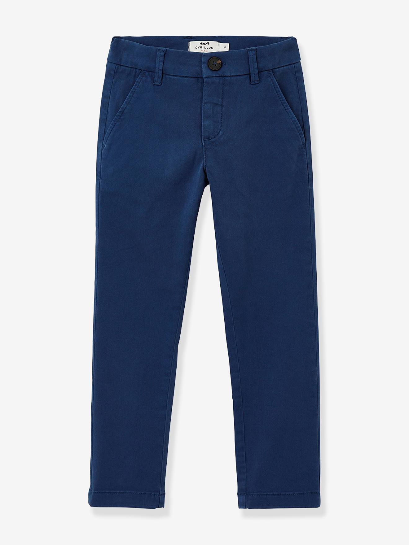 Chino Light Garçon Cyrillus Bleu