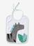 Lot 7 bavoirs bleu ciel+imprimé jungle+vert d'eau 10 - vertbaudet enfant 