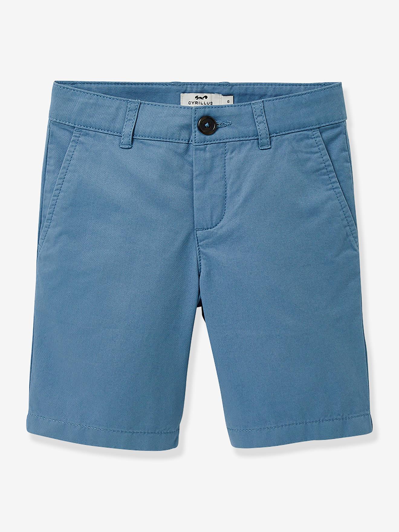 Bermuda Chino Garçon Bleu