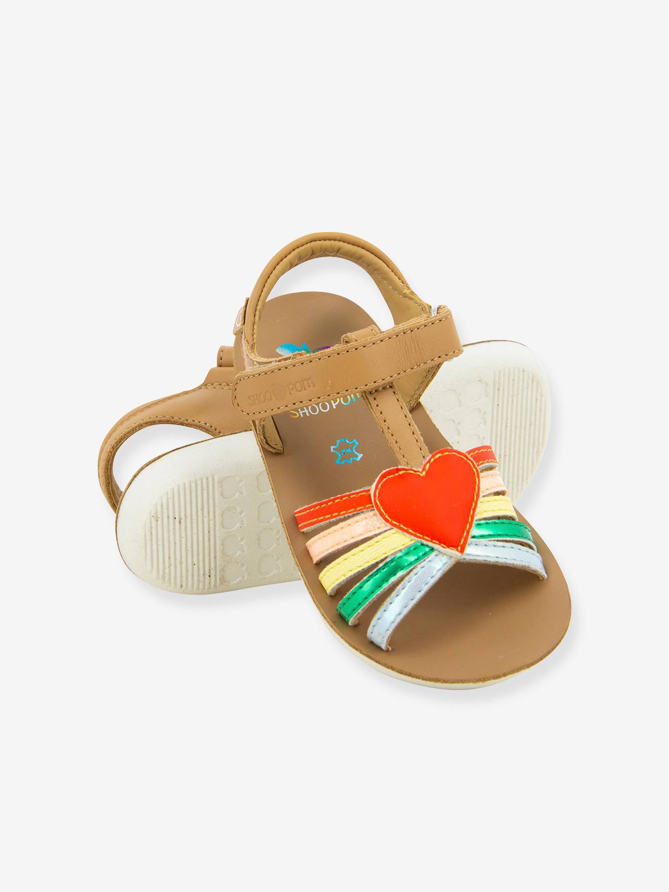 Sandales enfant Goa Salomé camel