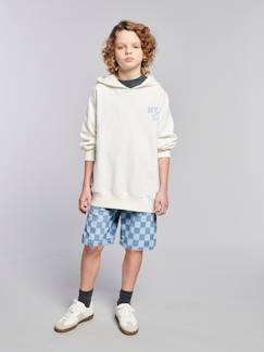 Bermuda motif damier forme loose  - vertbaudet enfant