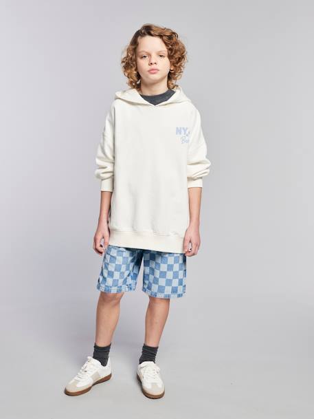 Bermuda motif damier forme loose  - vertbaudet enfant