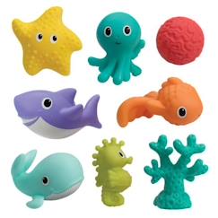 -Set Arroseurs 8 pcs - INFANTINO - Découvrez la richesse de l'océan - Enfant