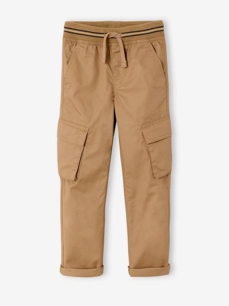 Garçon-Pantalon cargo droit MorphologiK garçon tour de hanches fin