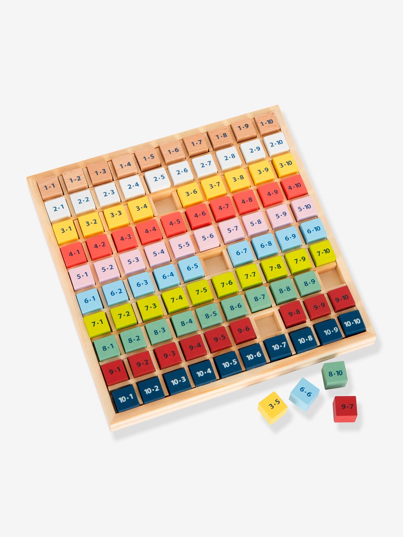 Planche De Calcul Addition En Bois FSC® – Small Foot – Apprentissage Ludique Des Additions Jusqu’à 20 – Environ 19x19x2 Cm