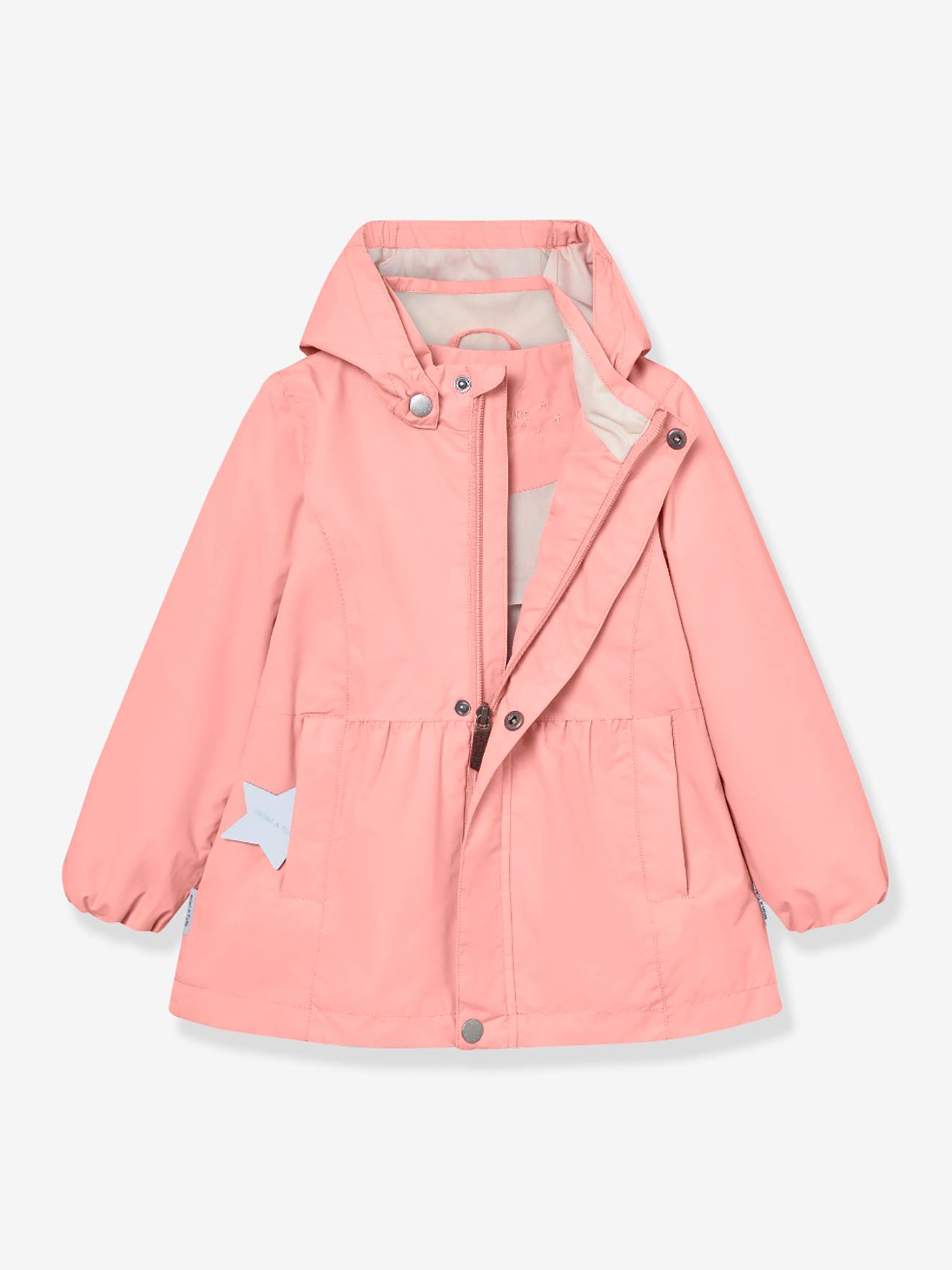 Veste mi-saison imperméable fille MATSILA bois de rose