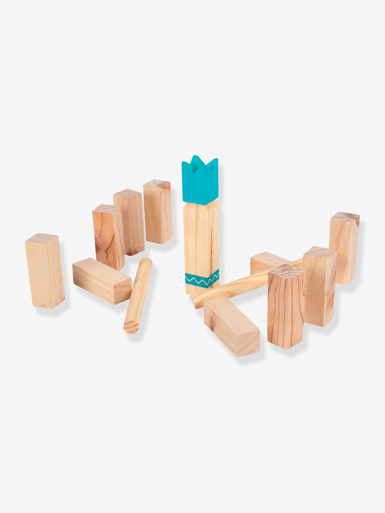 Jeu d'extérieur pour enfants WIKINGER KUBB compact small foot bois