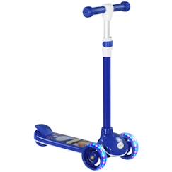 -Trottinette enfant - AIYAPLAY - hauteur guidon réglable - 3 roues lumineuses LED - frein à friction arrière de 2 à 6 ans - bleu