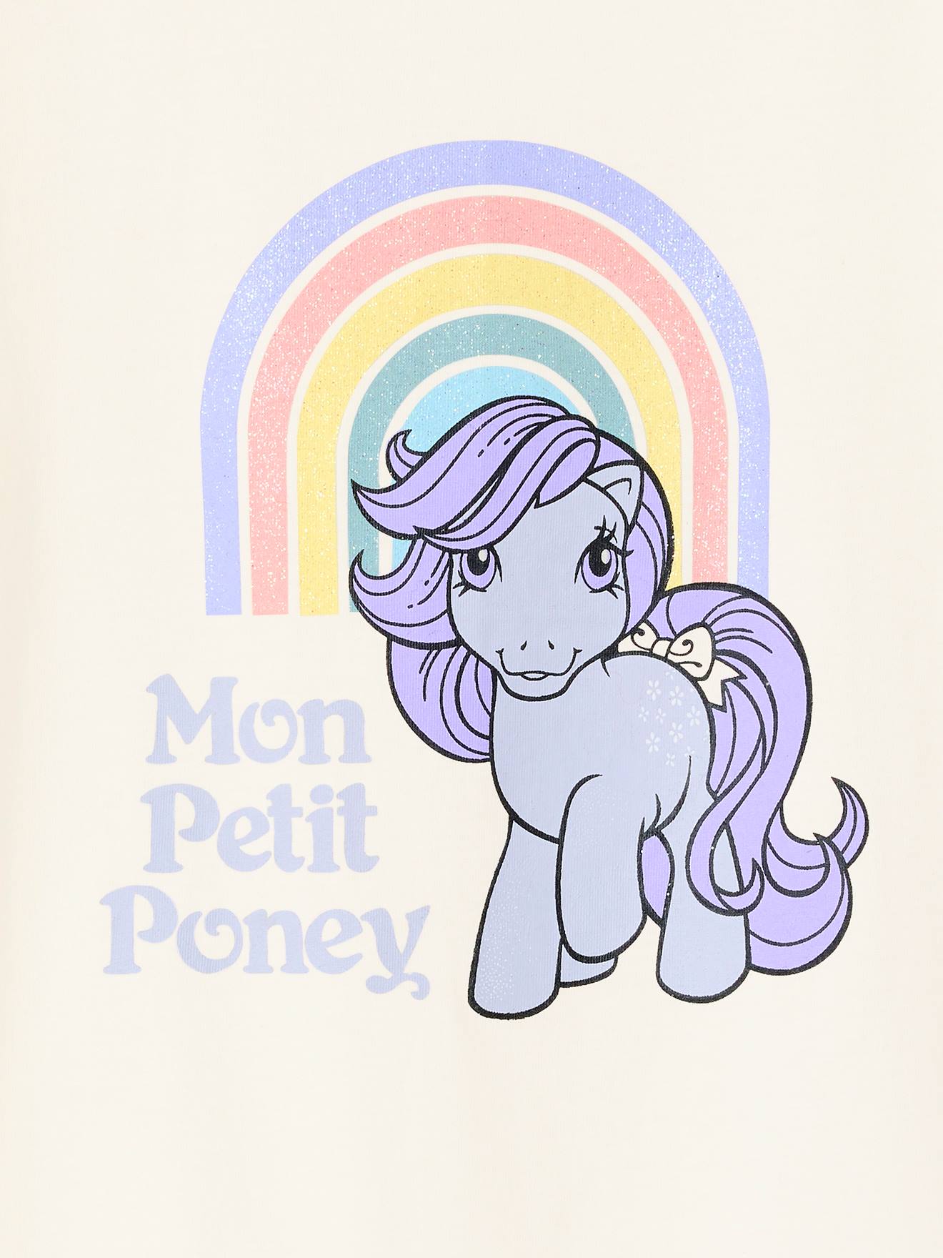 T-shirt My Little Pony Bleu Marine Fille Taille 3T - Occasion Très Bon état