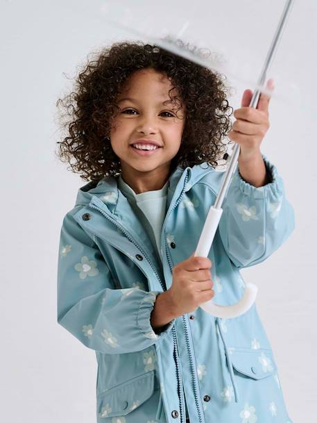 Fille-Manteau, veste-Ciré fille à capuche motifs magiques 