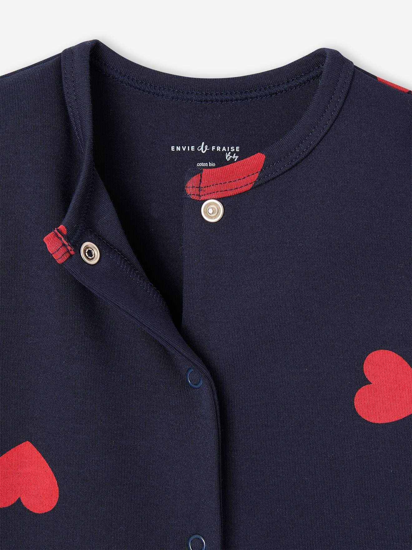 Pyjama bébé mon coeur marine (Envie De Fraise) - Image 2