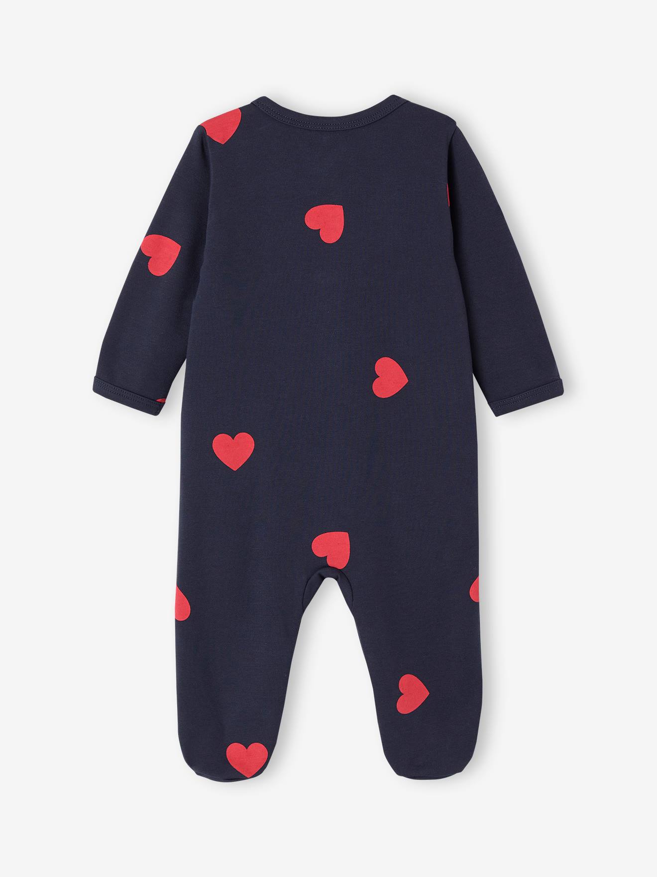 Pyjama bébé mon coeur marine (Envie De Fraise) - Image 1