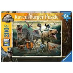 -Puzzle 200 pièces XXL - RAVENSBURGER - L'univers de Jurassic World - Fantastique - Enfant - Intérieur