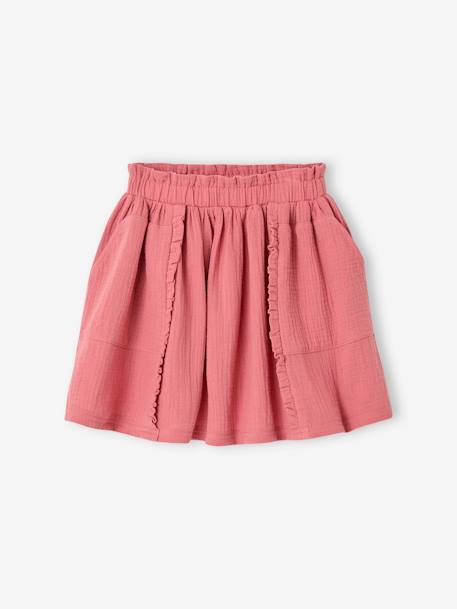 Fille-Jupe en gaze de coton