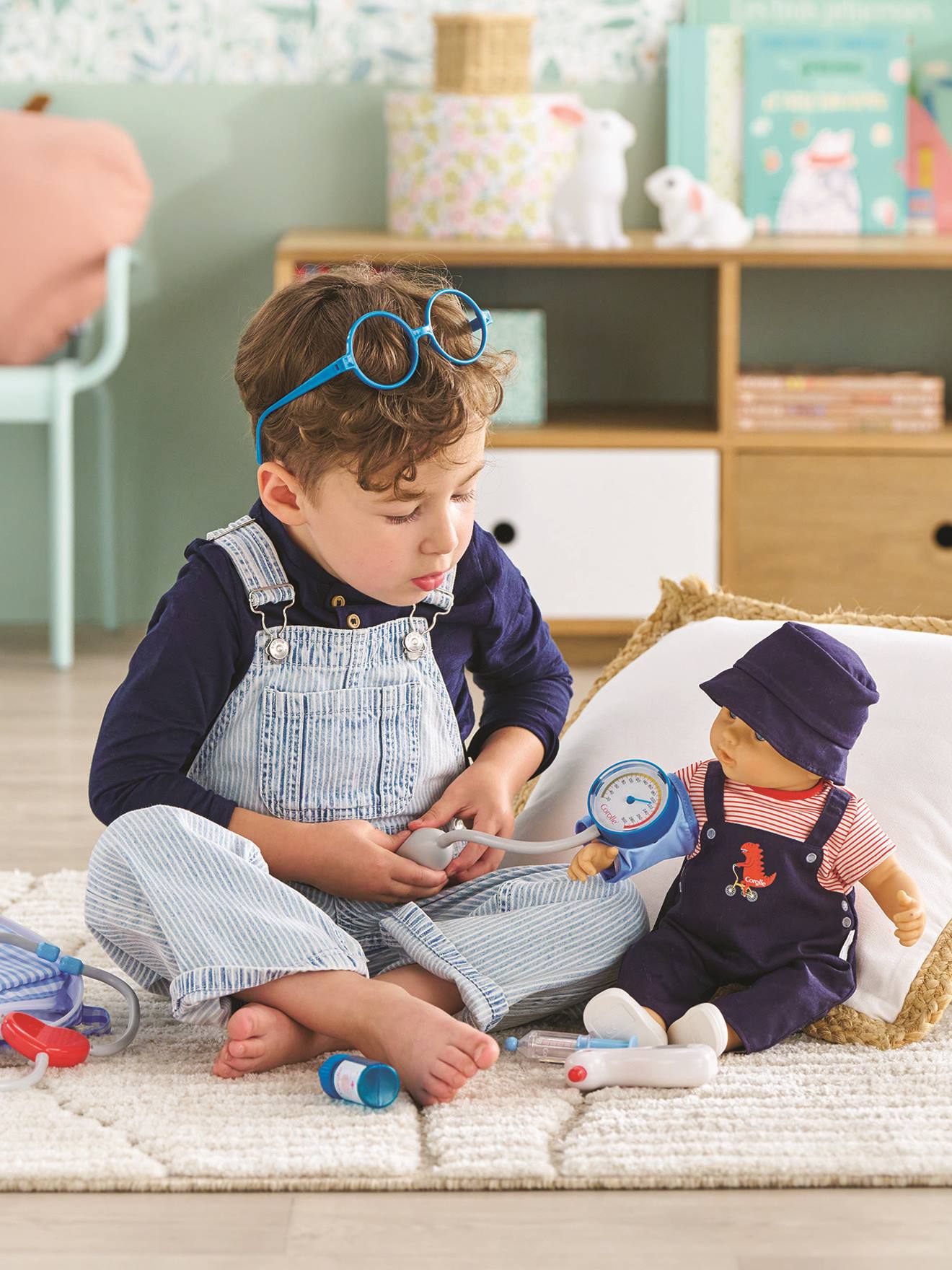 Jouet Fille 2 Ans Poupée Bébé Qui Parle Avec Mallette Docteur - Jeu De Rôle Enfant 2-6 Ans, Accessoires Médicaux Et Alimentation