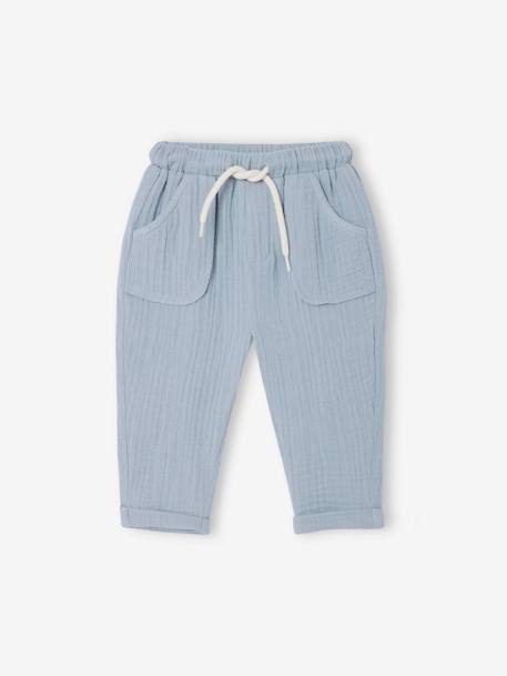 Bébé-Pantalon en gaze coton bébé