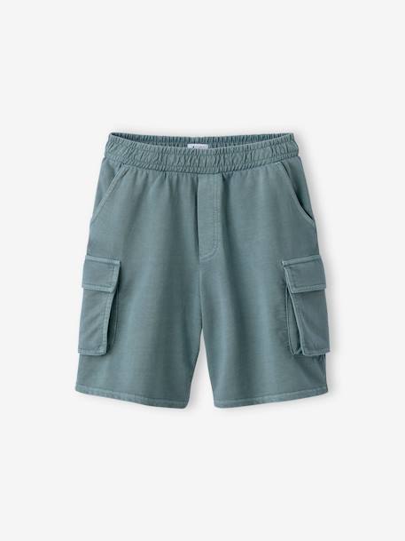 Short Bermuda Garçon NEXT – Gris – Taille 7 Ans – Polyester – Occasion