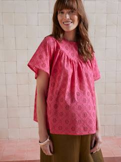 -Blouse de grossesse broderie anglaise