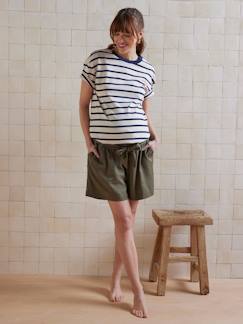 Vêtements de grossesse-Short-Short de grossesse avec bandeau en lyocell