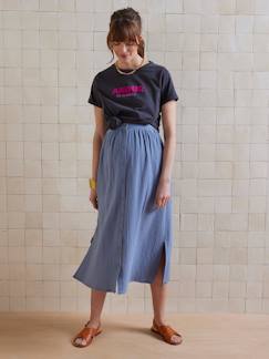 Vêtements de grossesse-Tee-shirt grossesse et allaitement à message en coton bio