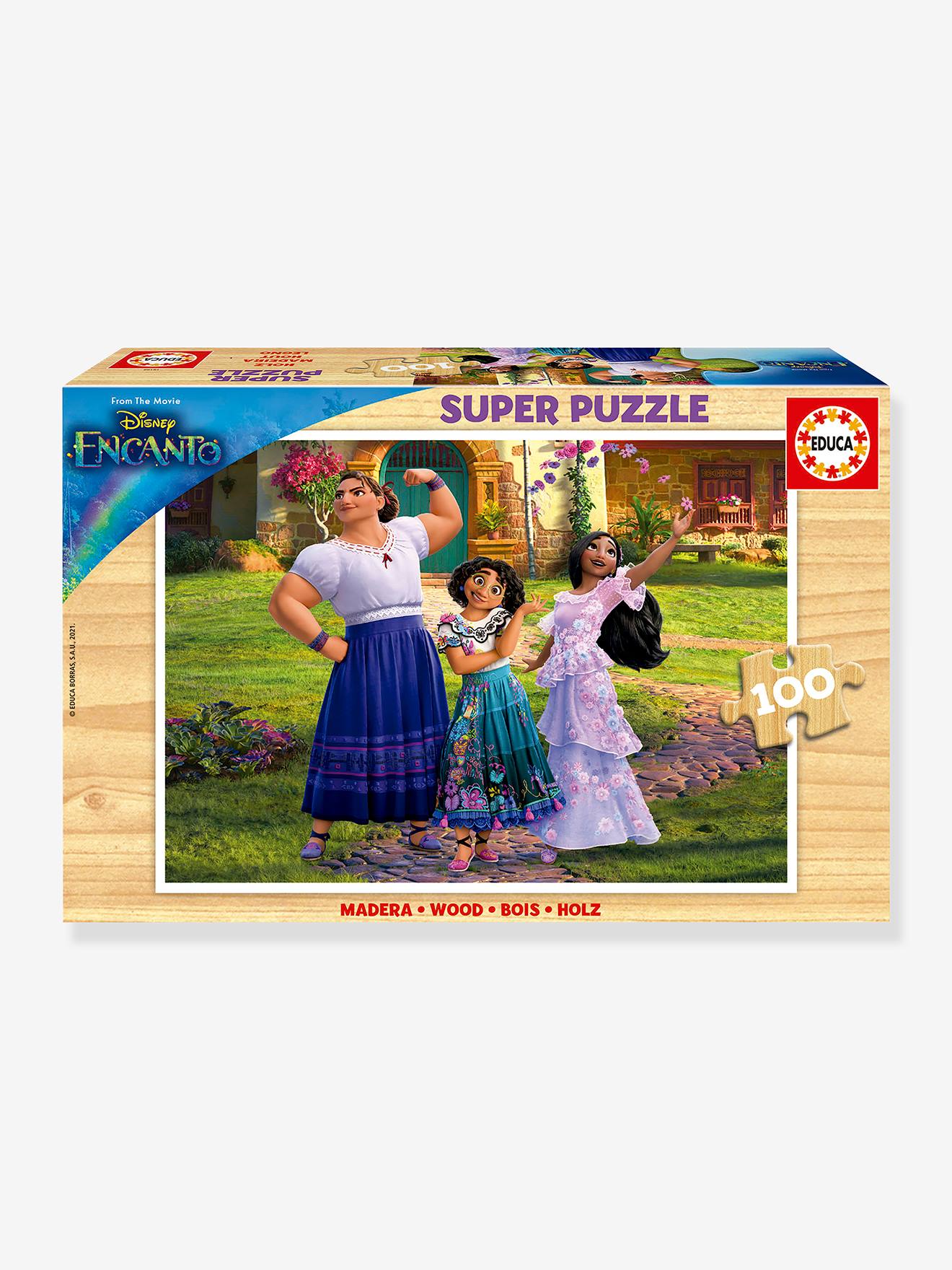 Super puzzle bois 100p Disney Encanto EDUCA multicolore