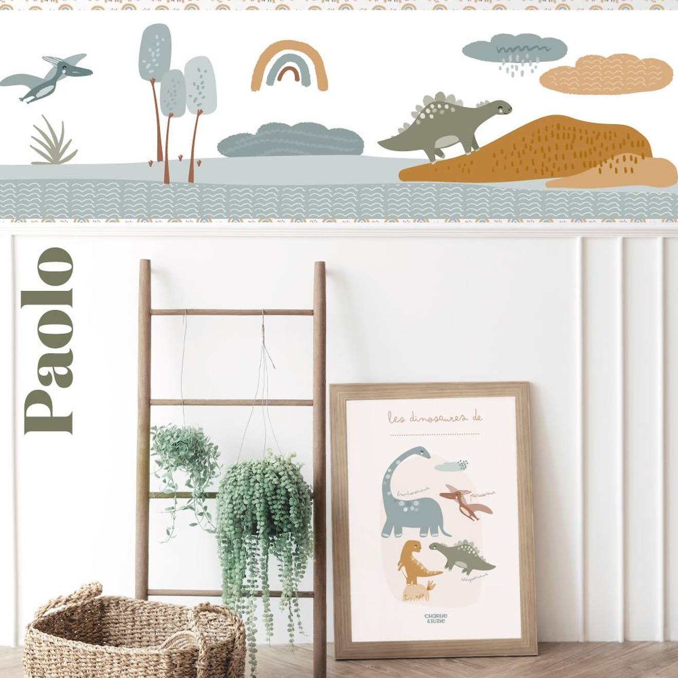 Frise Papier Peint Paolo Multicolore
