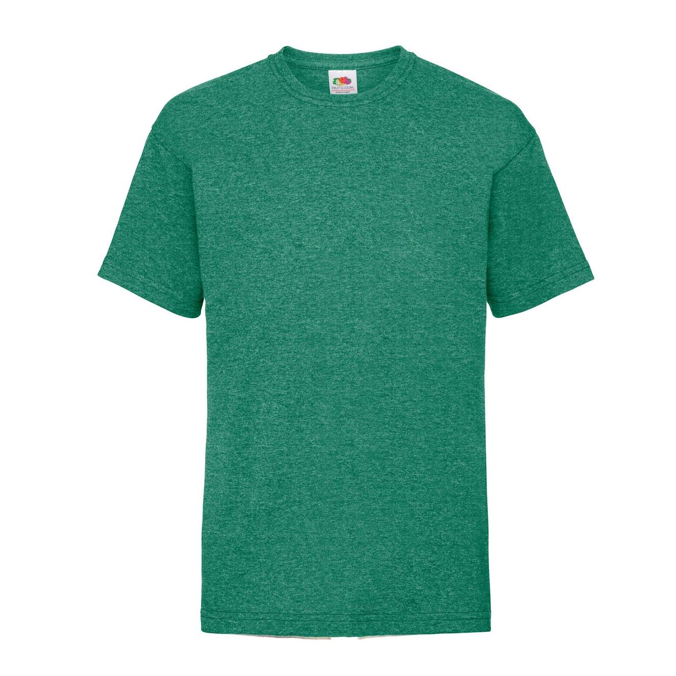 T-shirt Coton Valueweight Vert Chiné