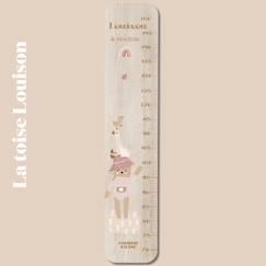 Linge de maison et décoration-Décoration-Cadre, affiche, pêle-mêle-Toise en bois louison l'oie